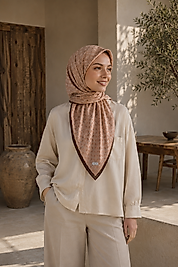 Spring Eşarp Geometrik Desen
