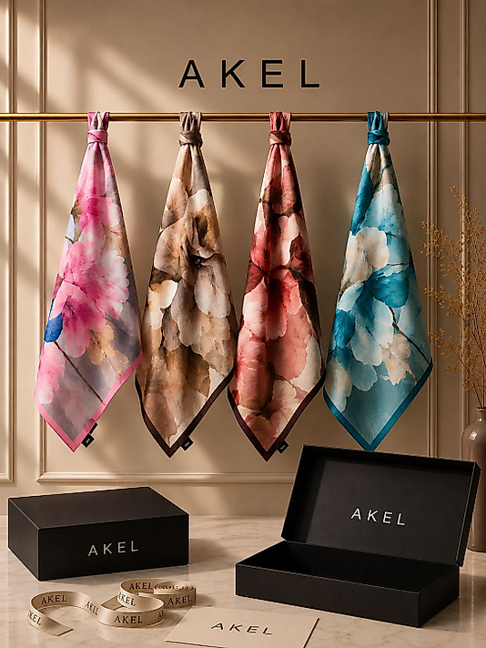 Spring Eşarp Yeni Pastel Desen