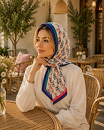 Dijital Piliseli Eşarp Desen-9