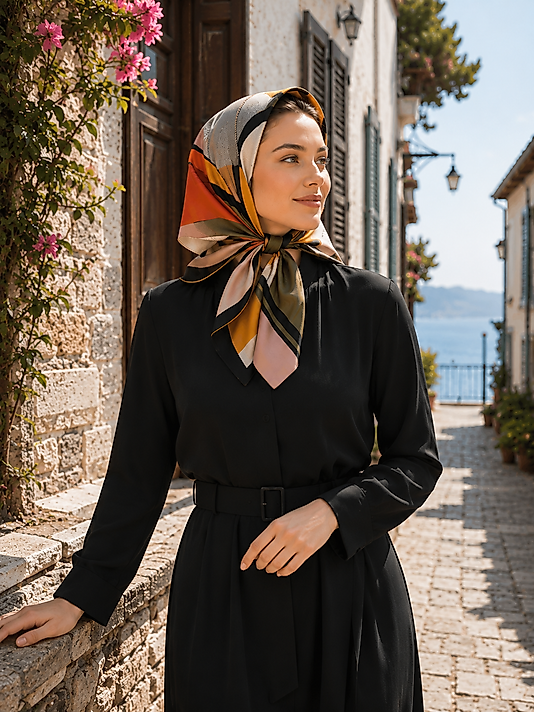 Alfa Twill Eşarp Desen-5