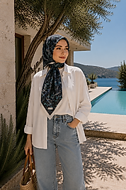 Spring Eşarp Mermer Desen