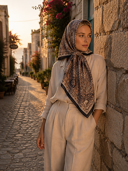 Spring Eşarp Modif Desen