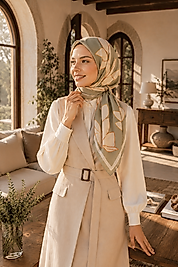 Spring Eşarp Manolya Desen