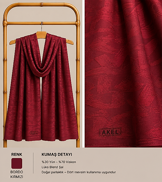 Lüx Blend Şal Desen-3