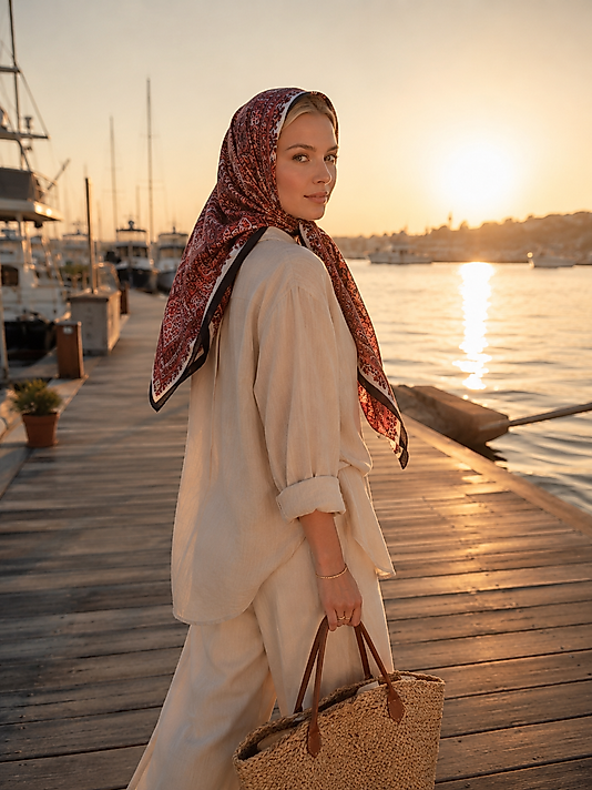 Spring Eşarp Modif Desen