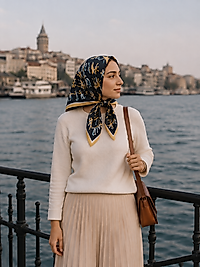 Alfa Twill Eşarp Desen-7