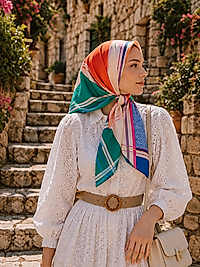 Alfa Twill Eşarp Desen-6