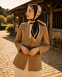Spring Eşarp Kemer Desen