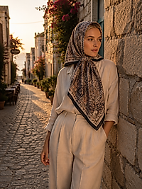 Spring Eşarp Modif Desen