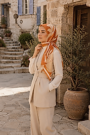 Spring Eşarp Manolya Desen