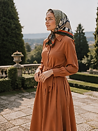 Alfa Twill Eşarp Desen-4