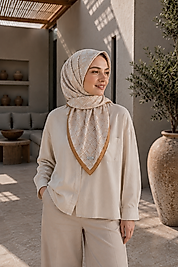 Spring Eşarp Geometrik Desen
