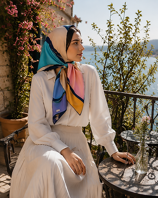 Alfa Twill Eşarp Desen-5
