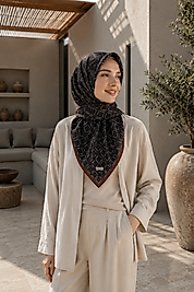 Spring Eşarp Geometrik Desen