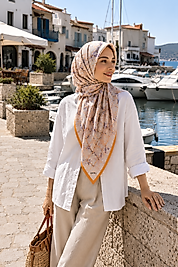 Spring Eşarp Mermer Desen