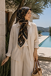 Spring Eşarp Mermer Desen
