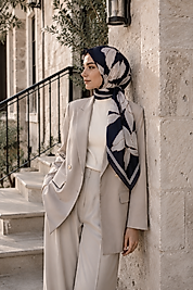 Spring Eşarp Manolya Desen