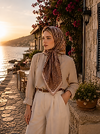 Spring Eşarp Modif Desen