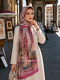 Spring Tablo Desen Şal