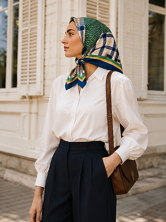 Alfa Twill Eşarp Desen-4
