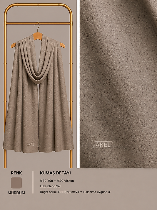Lüx Blend Şal Desen-5