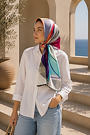 Alfa Twill Eşarp Desen-1