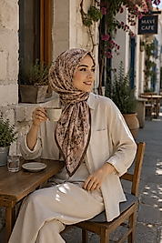 Spring Eşarp Mermer Desen