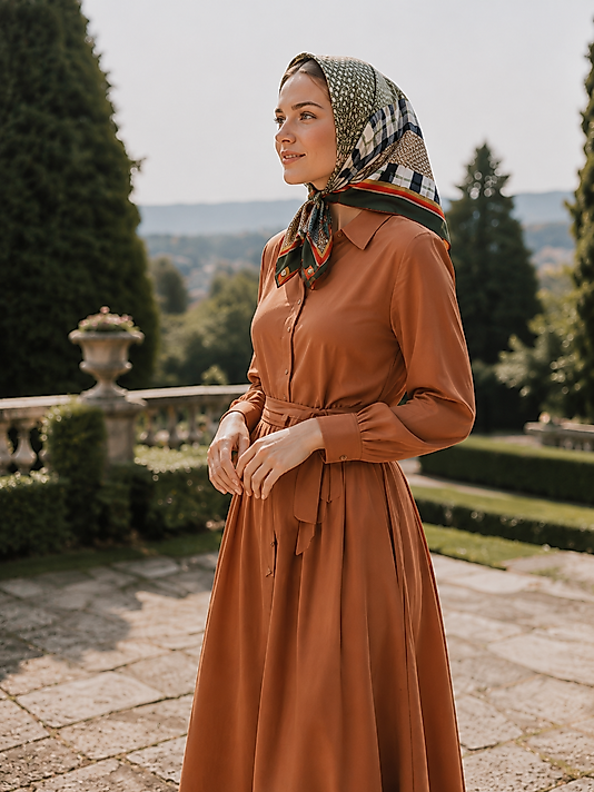 Alfa Twill Eşarp Desen-4