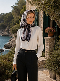 Spring Eşarp Yeni Pastel Desen