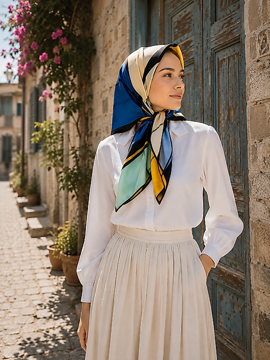 Alfa Twill Eşarp Desen-5