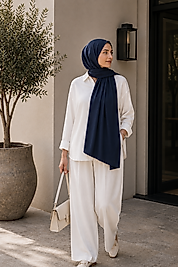 LİNA ŞAL  LACİVERT