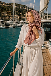 Spring Eşarp Zincir Desen