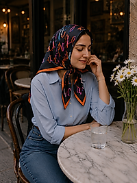 Alfa Twill Eşarp Desen-7