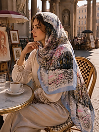 Spring Tablo Desen Şal