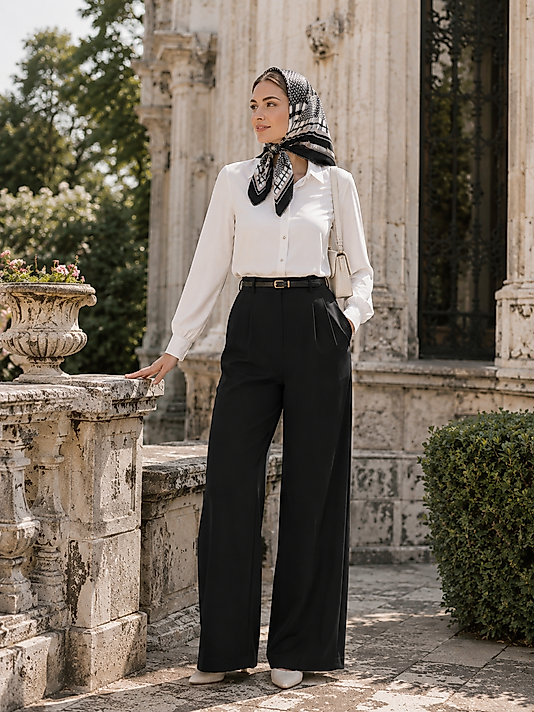 Alfa Twill Eşarp Desen-4