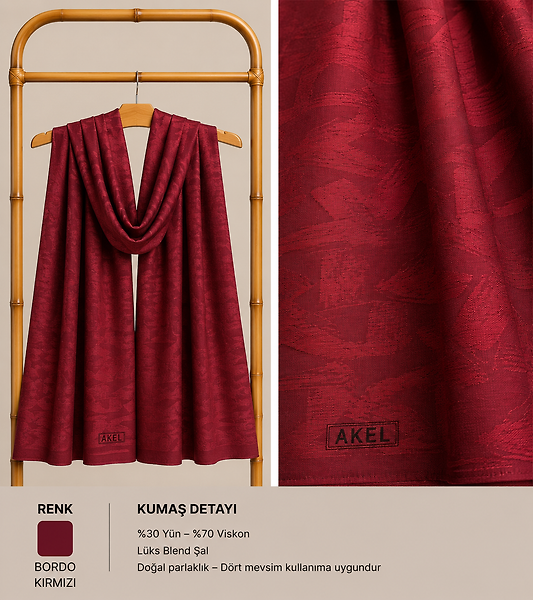 Lüx Blend Şal Desen-3