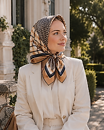 Alfa Twill Eşarp Desen-4