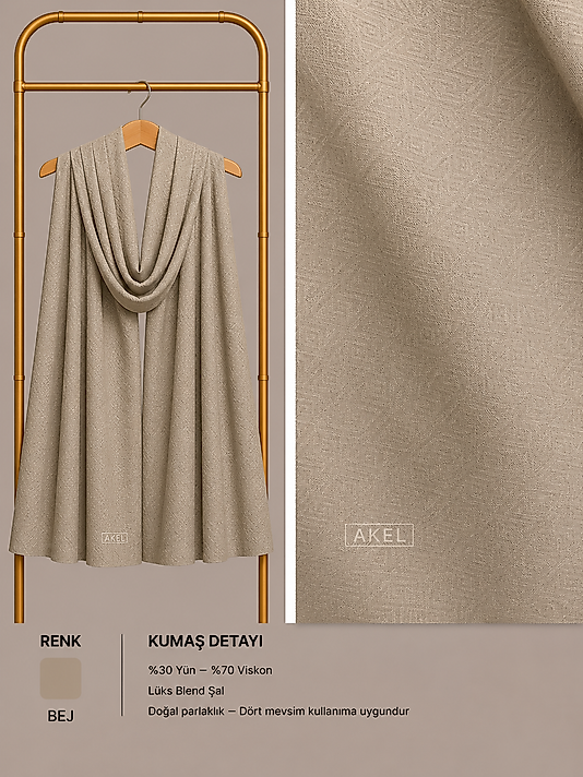 Lüx Blend Şal Desen-5