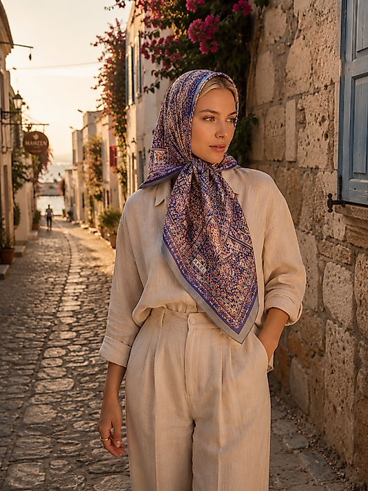 Spring Eşarp Modif Desen
