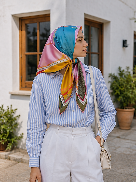 Alfa Twill Eşarp Desen-6