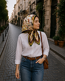 Alfa Twill Eşarp Desen-7