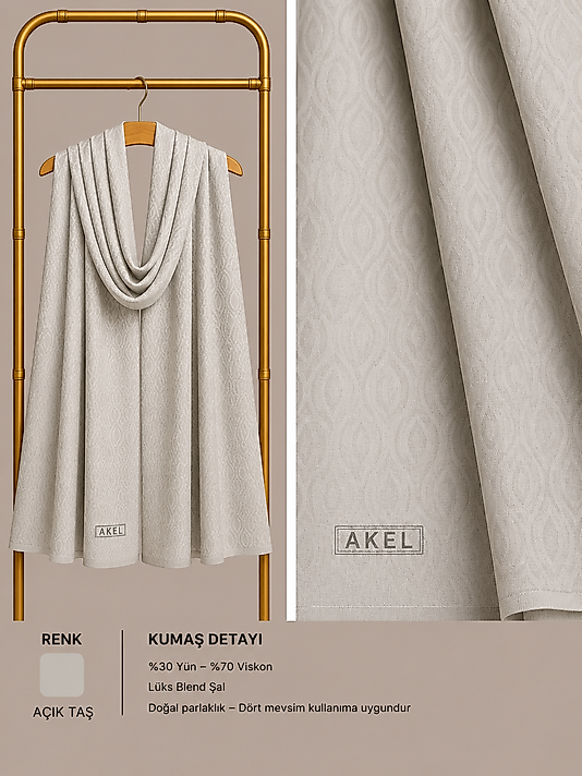 Lüx Blend Şal Desen-4