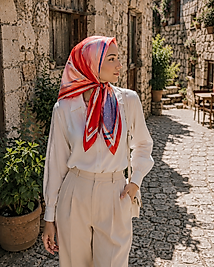 Alfa Twill Eşarp Desen-6