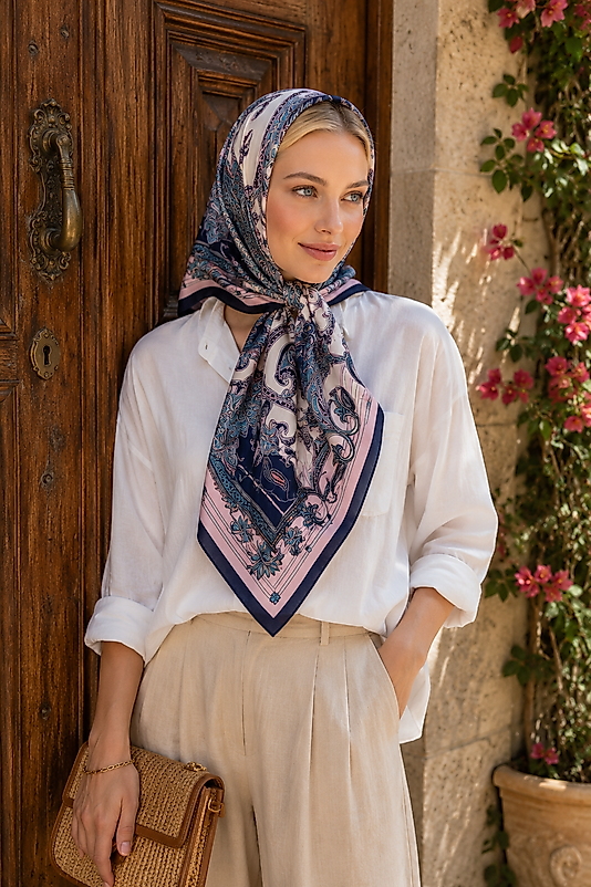 Spring Eşarp Klasik Desen