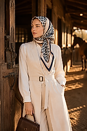Spring Eşarp Kemer Desen