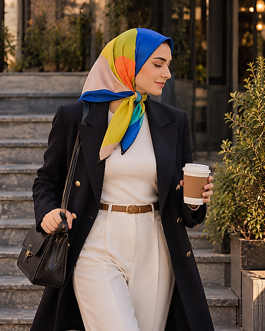 Alfa Twill Eşarp Desen-8