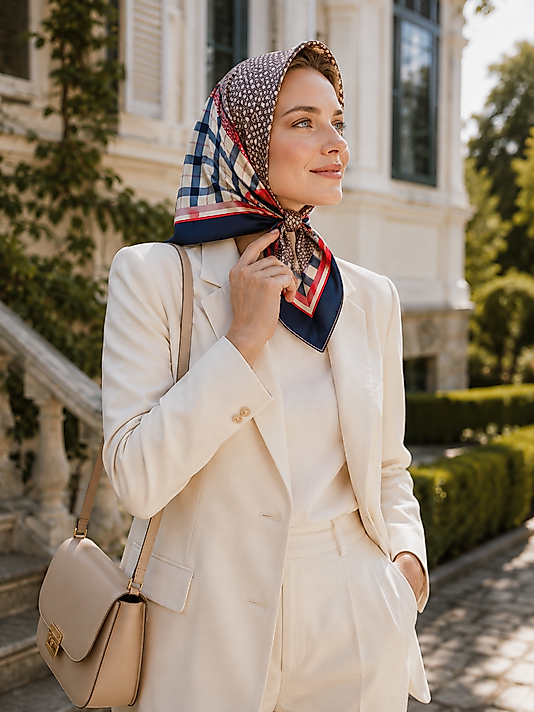 Alfa Twill Eşarp Desen-4