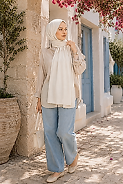 LİNA ŞAL AÇIK EKRU