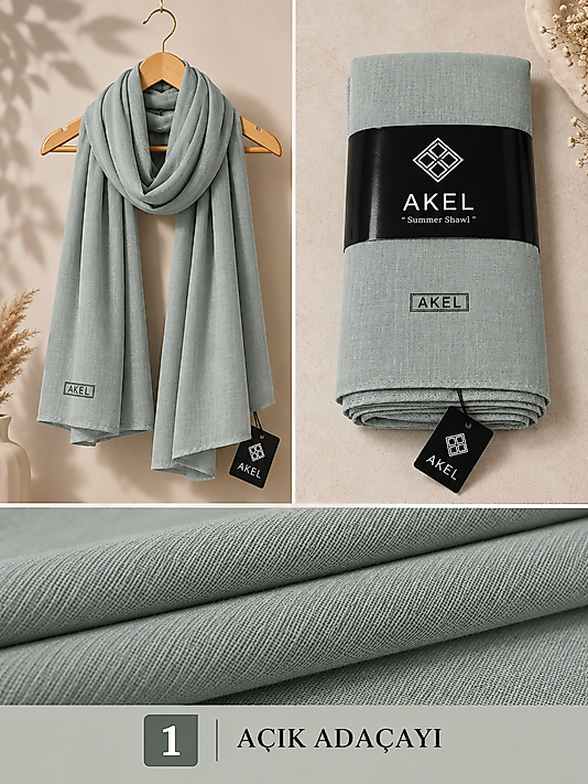 Yaz Serinliği Şal Renk-1