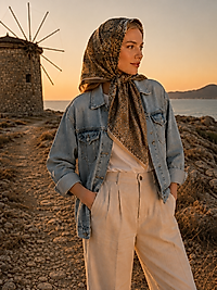 Spring Eşarp Modif Desen